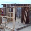 Building barn for tractor and Annex for goldpanning from old barnwood